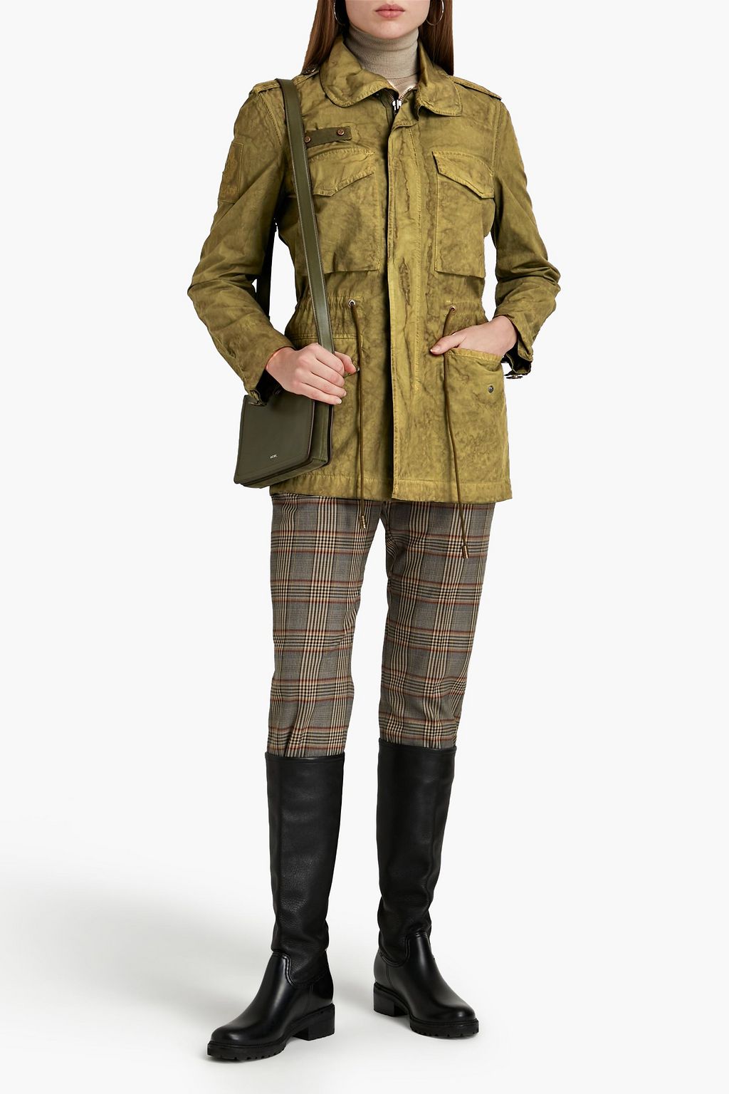 MR & MRS ITALY Parachute embroidered cotton-poplin jacket
