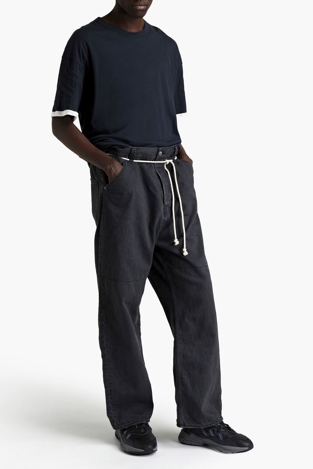 AMBUSH Layered cotton-jersey T-shirt
