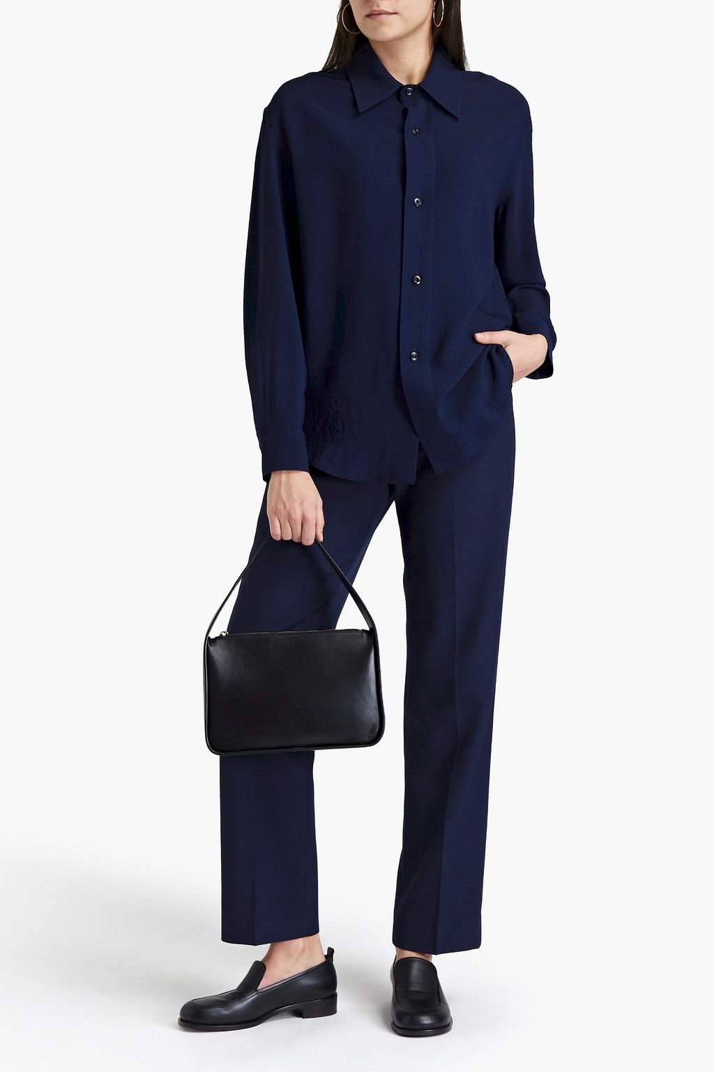 AMI ALEXANDRE MATTIUSSI Crepe shirt