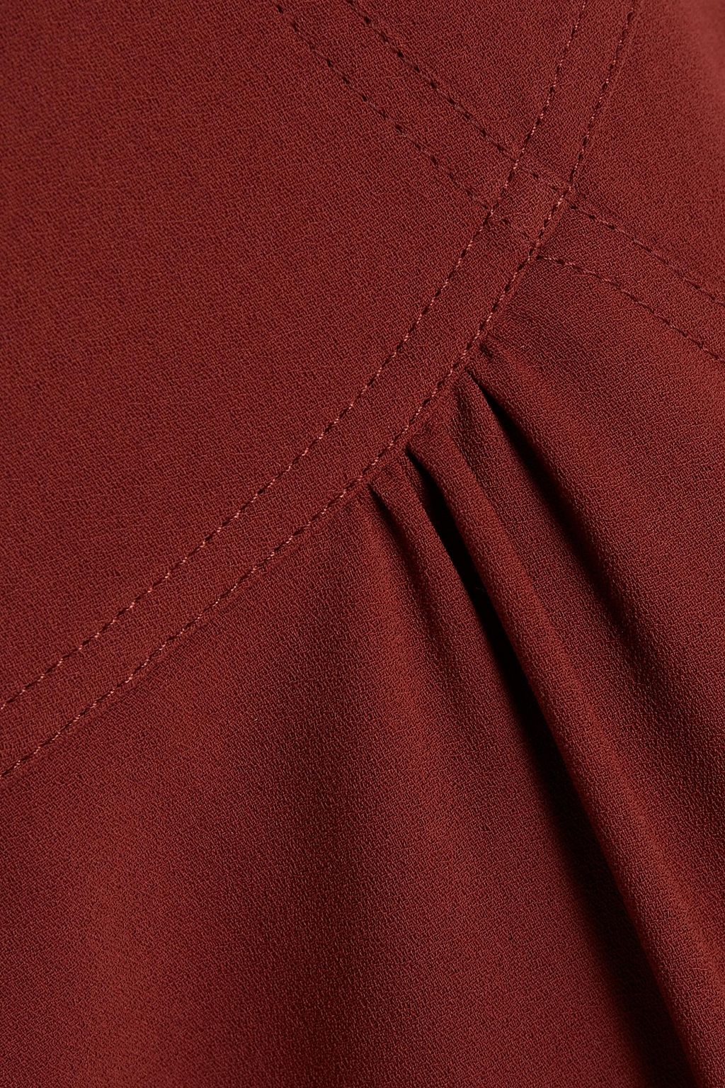 SEE BY CHLOÉ Gathered crepe wide-leg pants