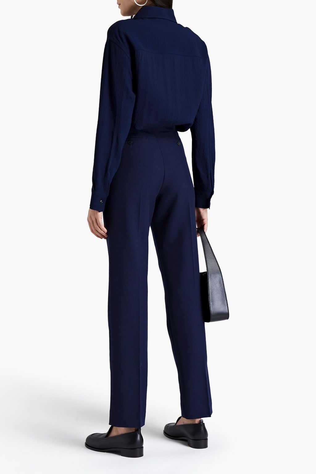 AMI ALEXANDRE MATTIUSSI Wool-blend straight-leg pants