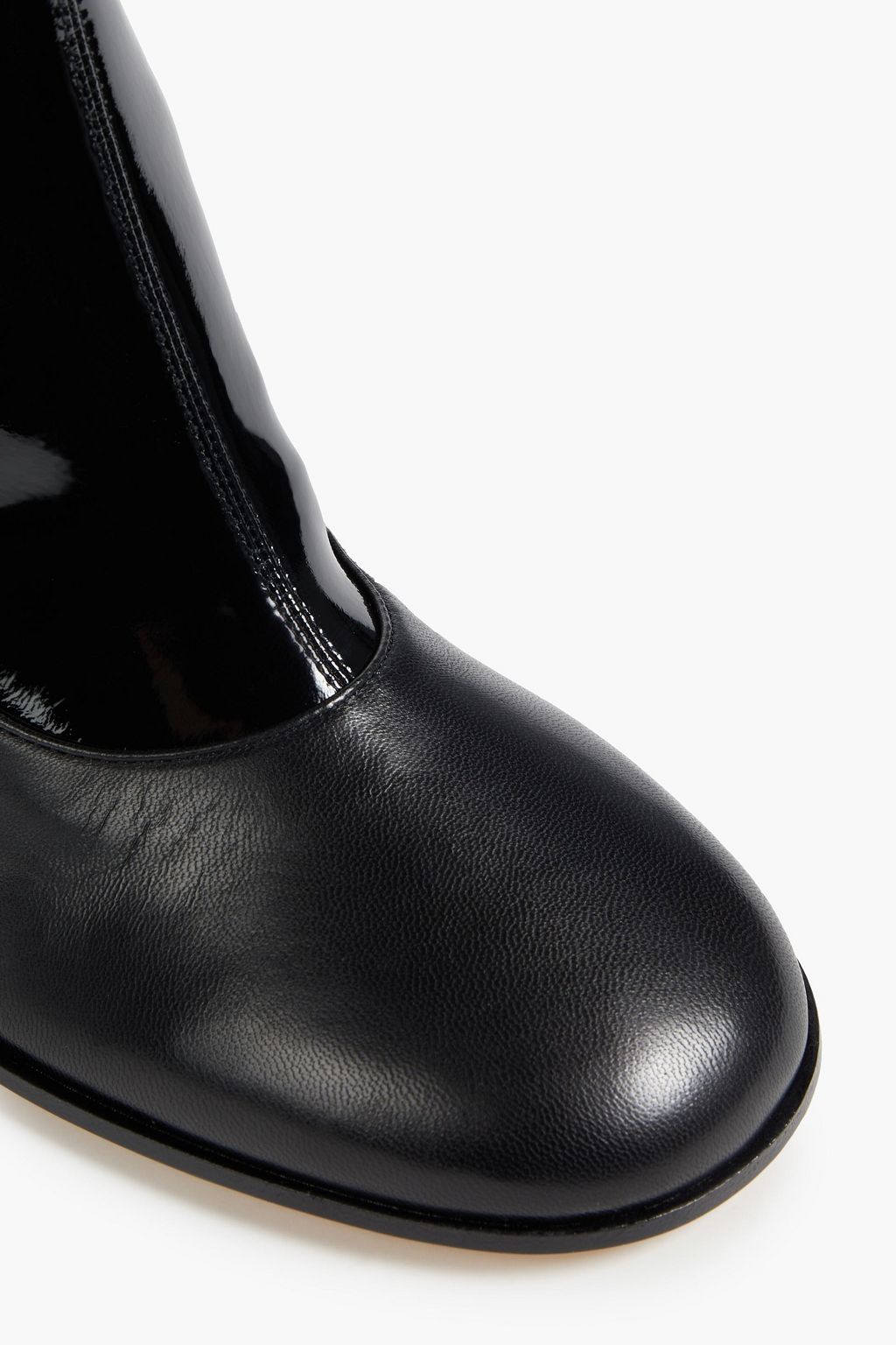 WANDLER Lesly smooth and patent-leather ankle boots