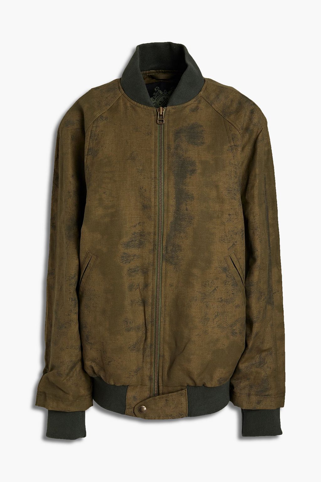 Oversized logo-appliquéd cotton-blend bomber jacket | Sale up to 70% off |  THE OUTNET
