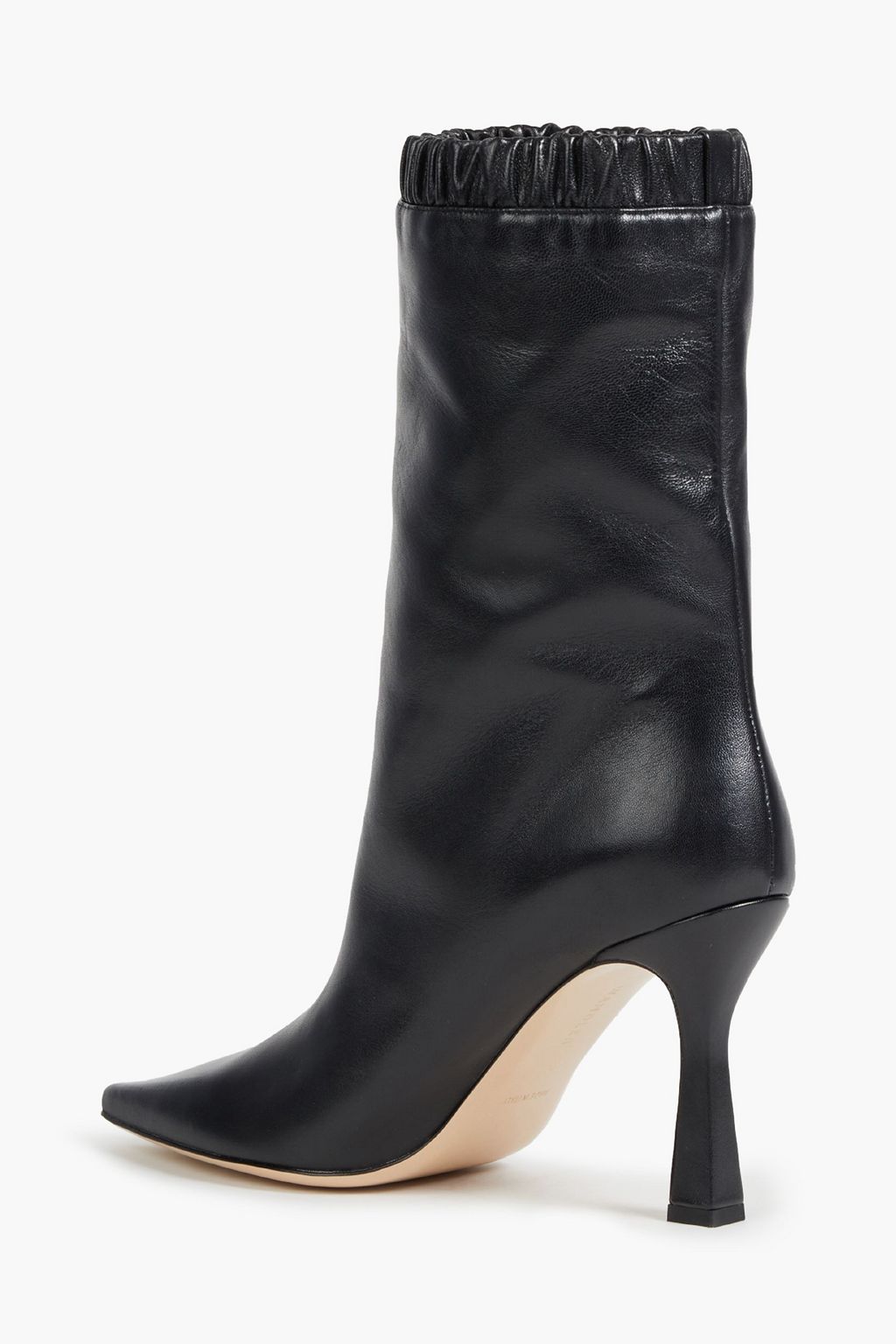 WANDLER Lina gathered leather ankle boots