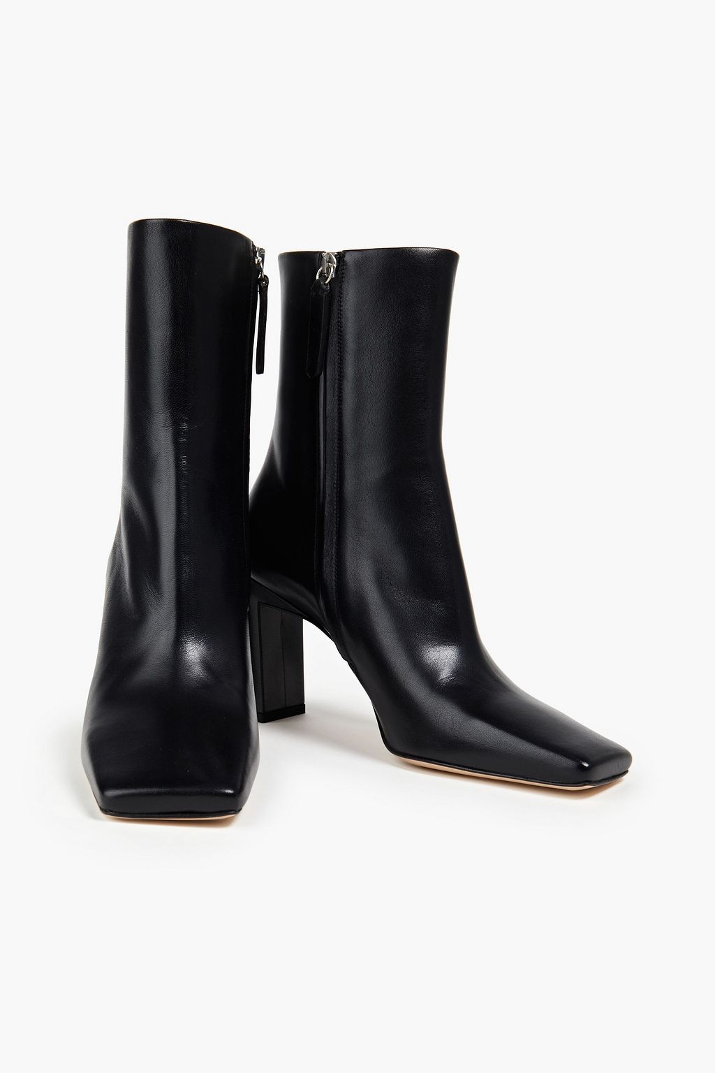 WANDLER Two-tone leather ankle boots
