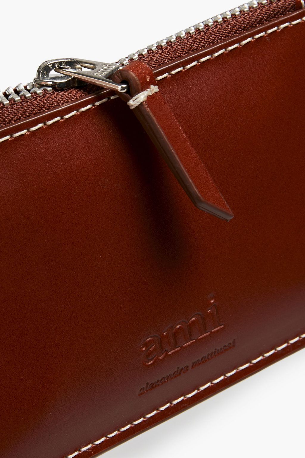 AMI ALEXANDRE MATTIUSSI Leather cardholder
