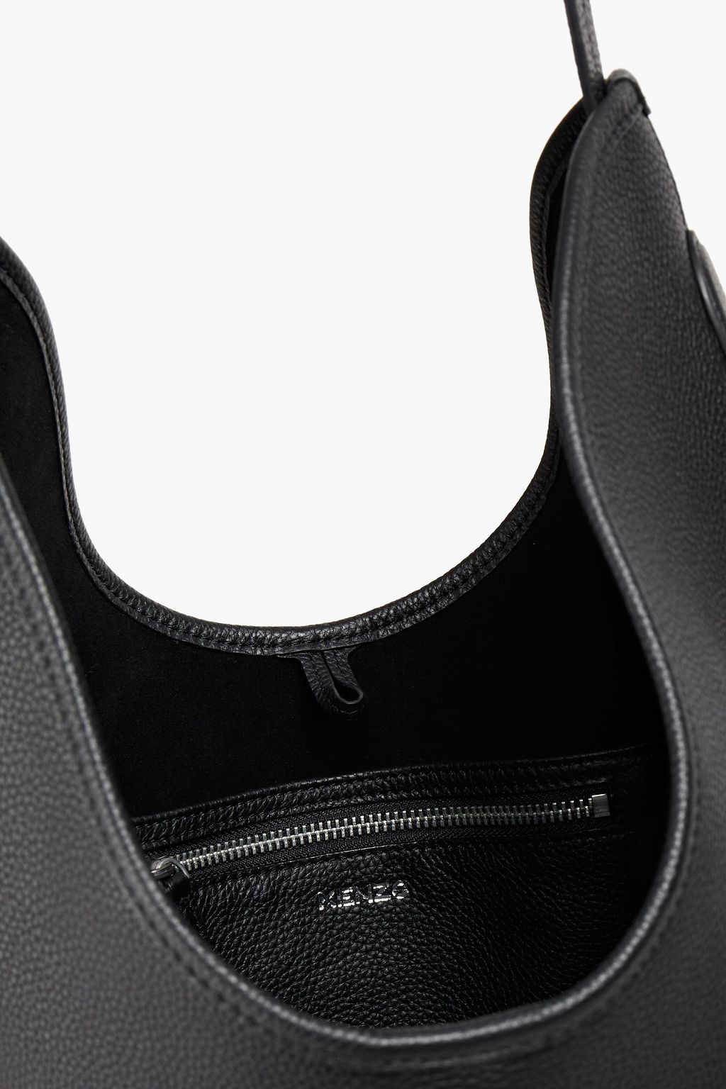 KENZO Pebbled-leather bucket bag