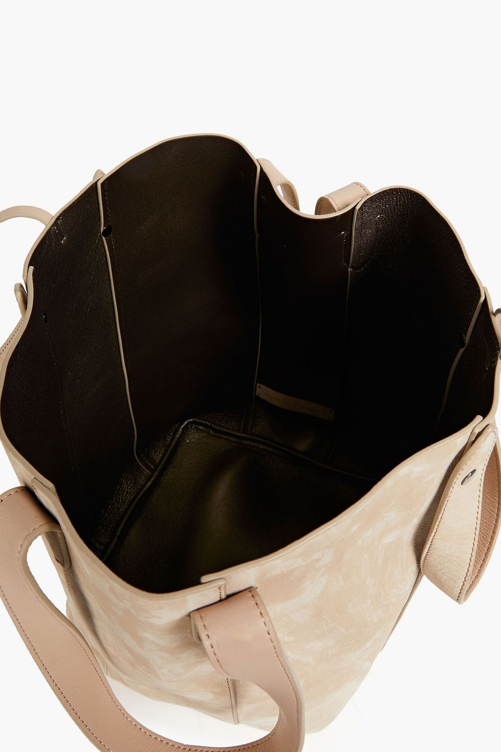 BRUNELLO CUCINELLI Bead-embellished nubuck bucket bag