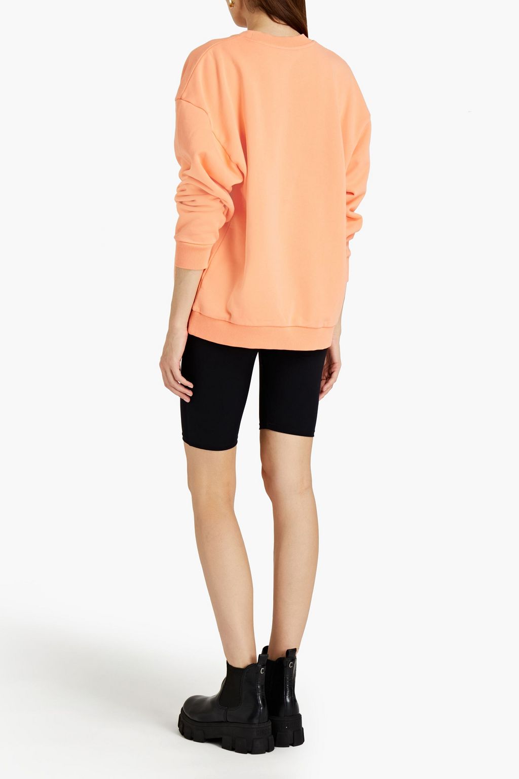 BALMAIN Printed French cotton-terry sweatshirt