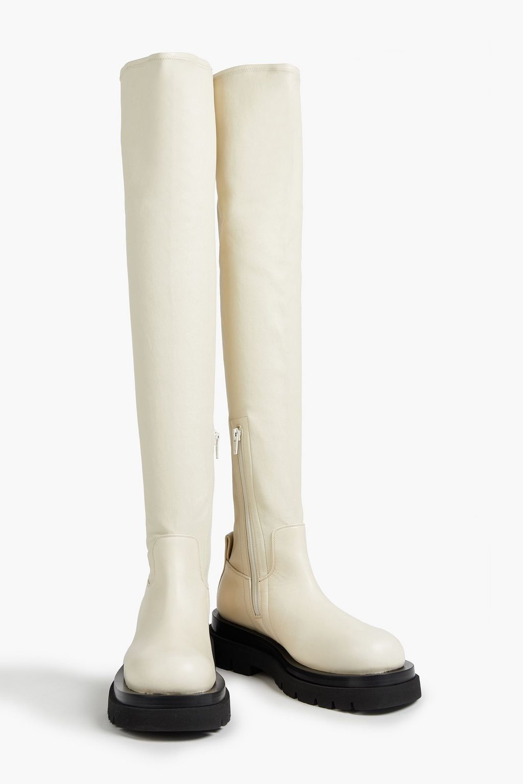 BOTTEGA Leather thigh boots THE