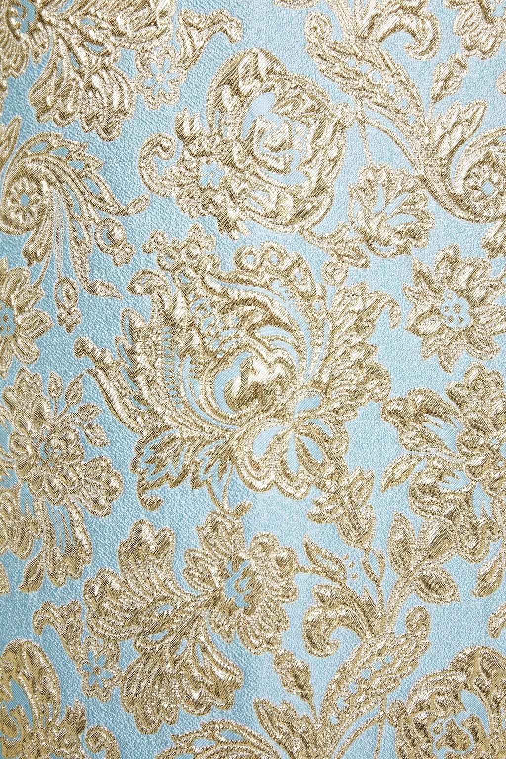 DOLCE&GABBANA Metallic brocade mini dress