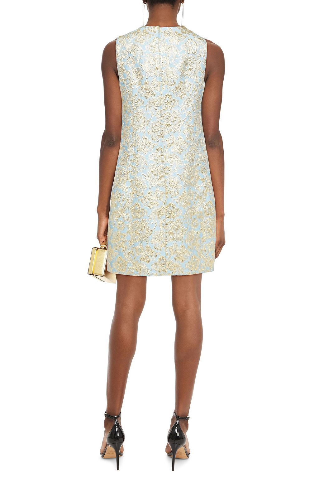 DOLCE&GABBANA Metallic brocade mini dress