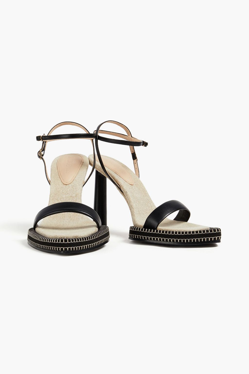 JACQUEMUS Leather sandals