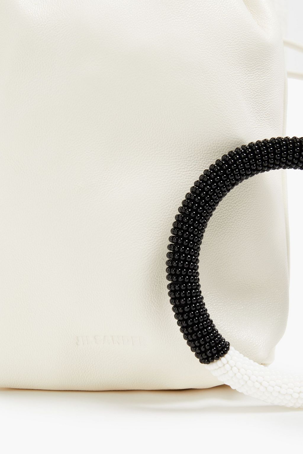 JIL SANDER Leather bucket bag