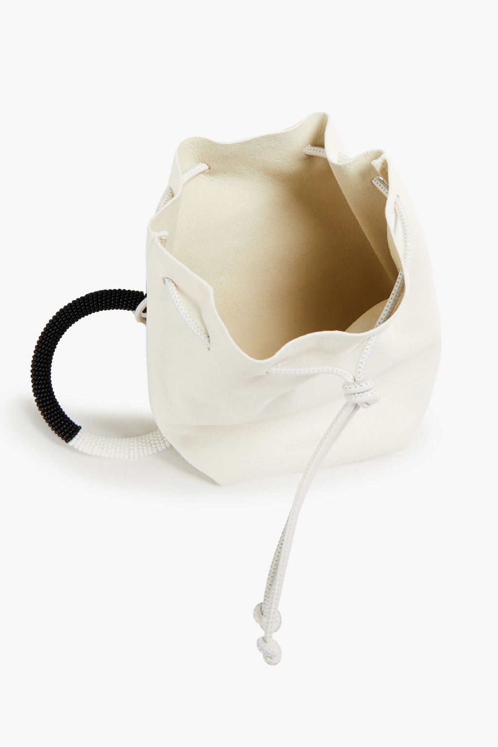 JIL SANDER Leather bucket bag