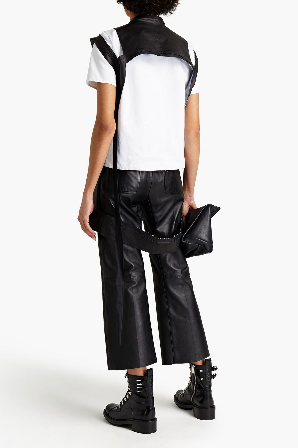 DRKSHDW BY RICK OWENS Jumbo Trucker cutout coated denim vest