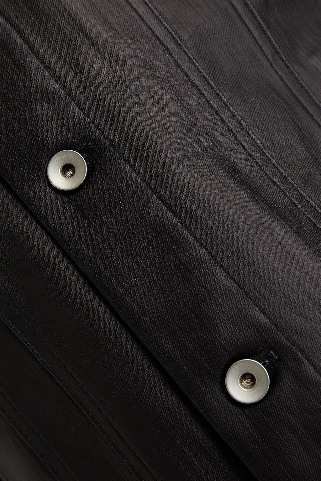 DRKSHDW BY RICK OWENS Oversized coated-denim jacket