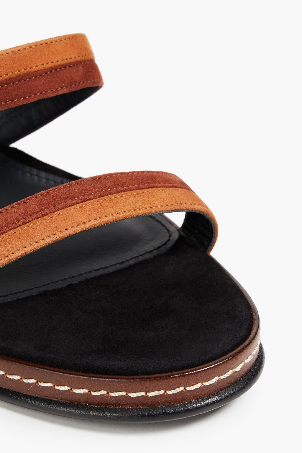FERRAGAMO Maloy cutout suede sandals