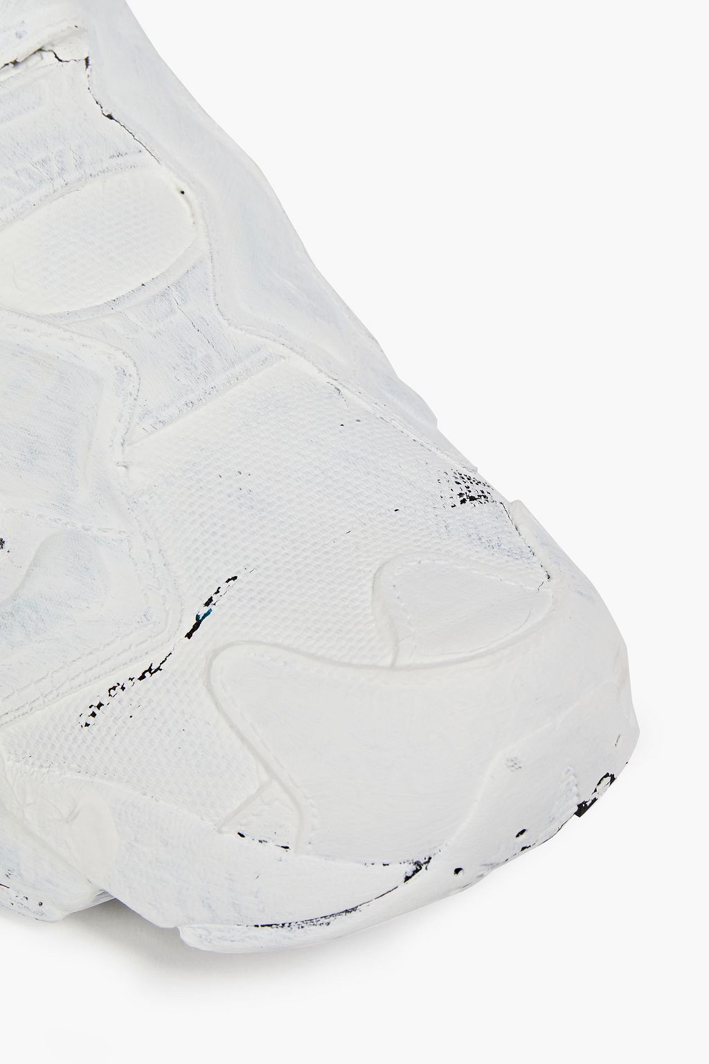 REEBOK x VETEMENTS 코팅 페인트 디테일 우븐 스니커즈