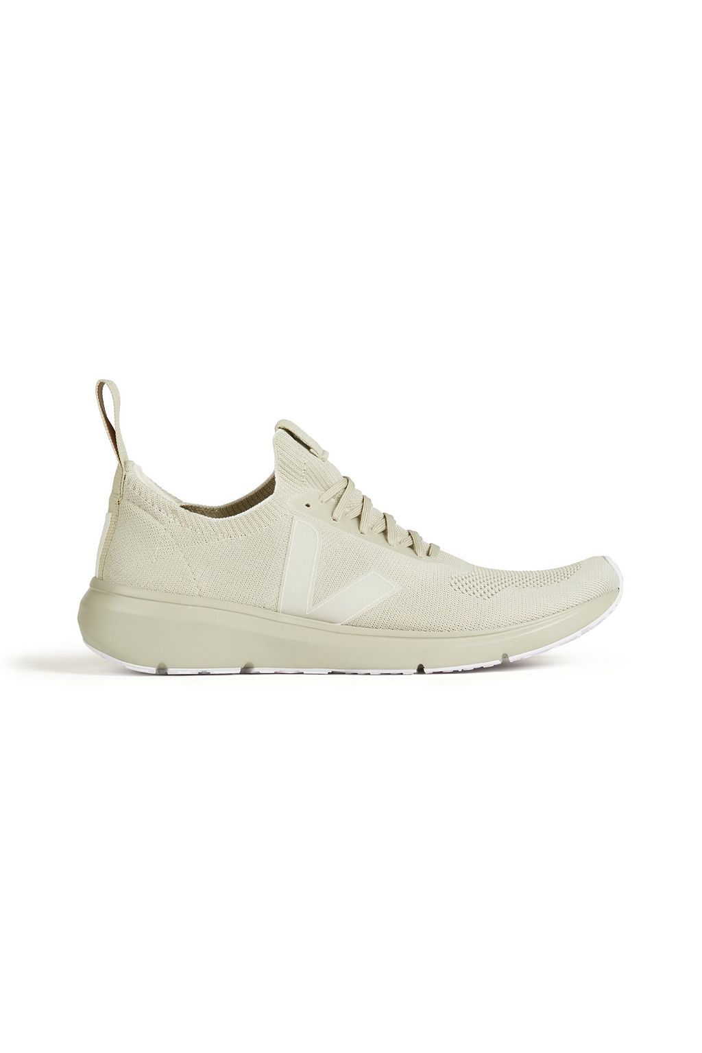 Stone Rubber-trimmed mesh running sneakers | Sale up to 70% off | THE OUTNET  | VEJA X RICK OWENS | THE OUTNET