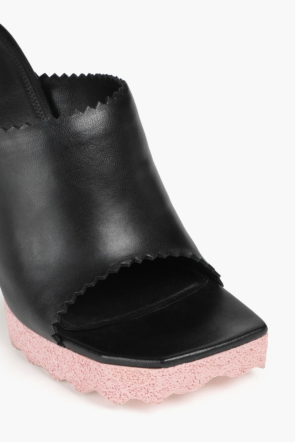 OFF-WHITE™ Leather platform mules