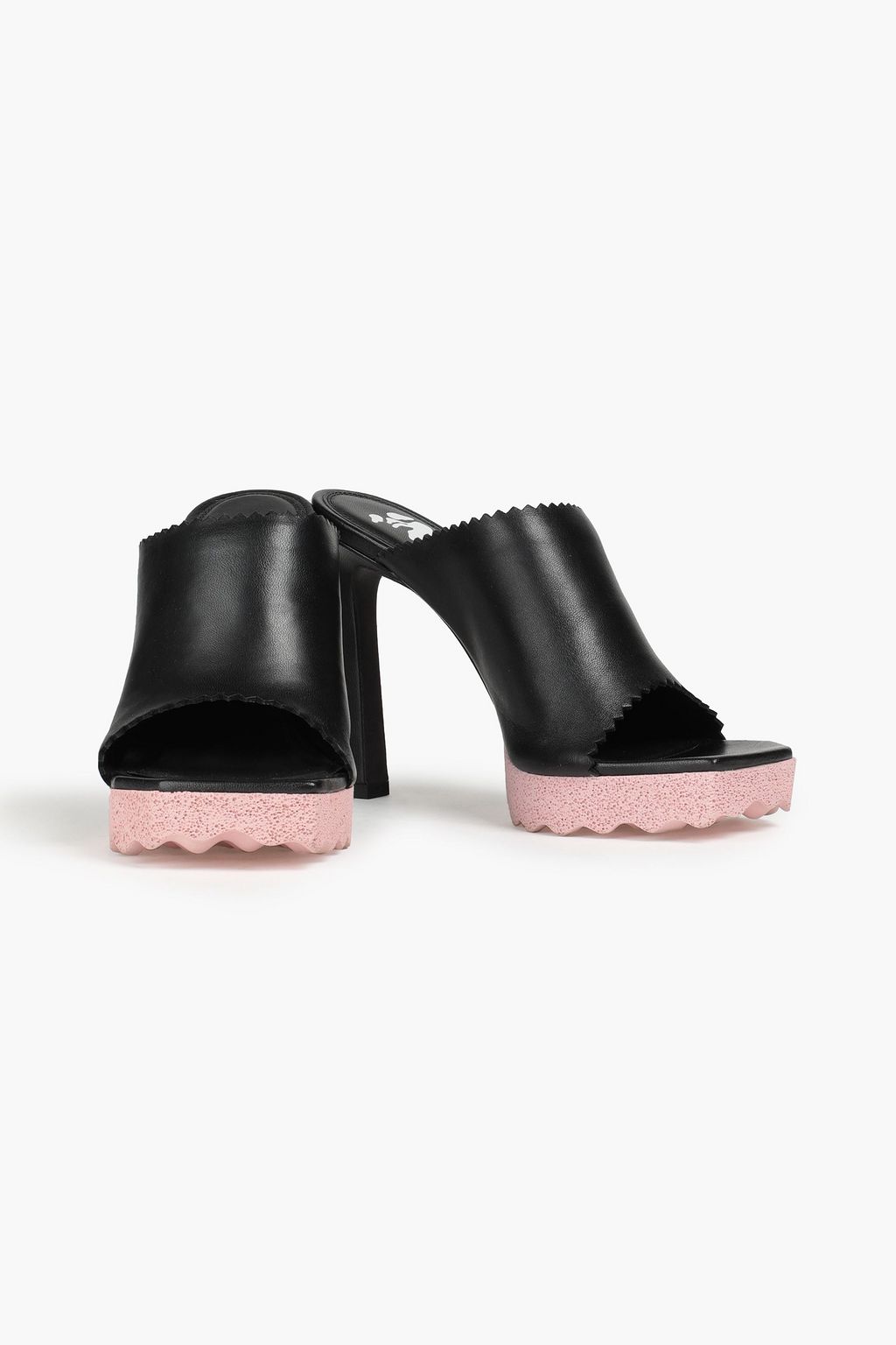 OFF-WHITE™ Leather platform mules