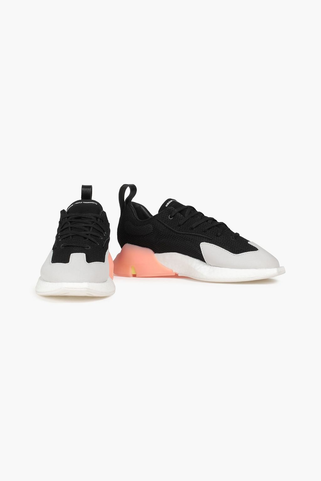 Y-3 Orisan suede-trimmed mesh sneakers