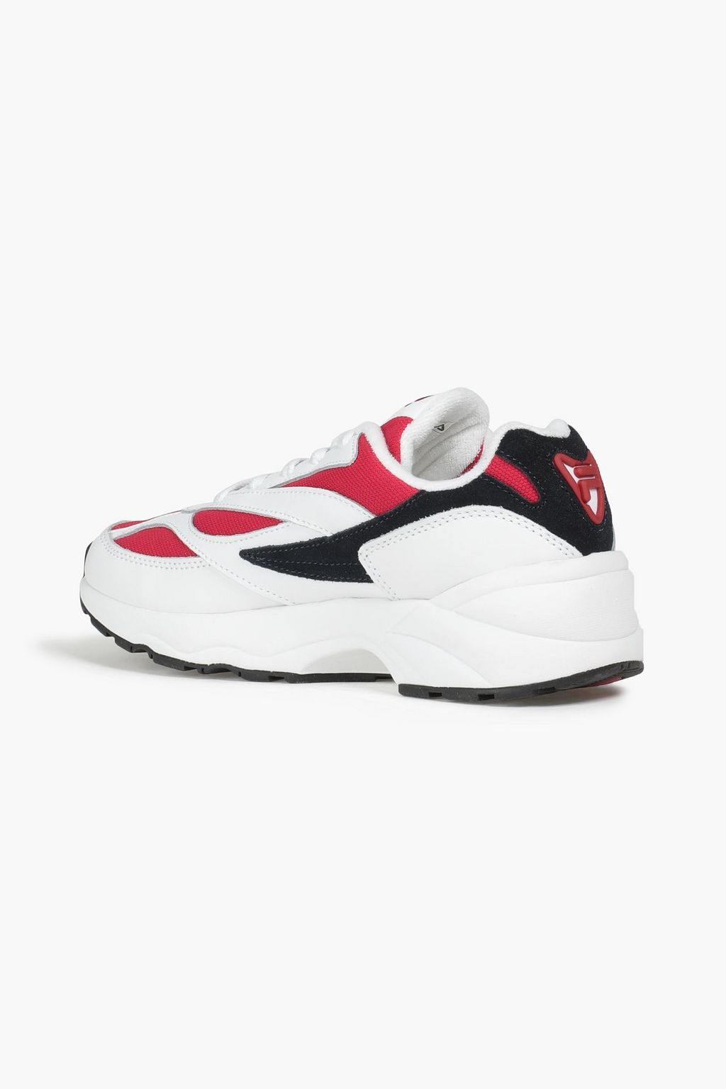 FILA V94 leather suede and canvas sneakers