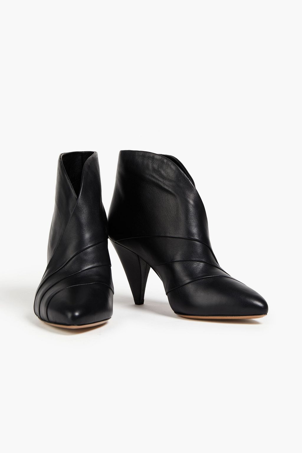 ISABEL MARANT بوت جلد بطول الكاحل