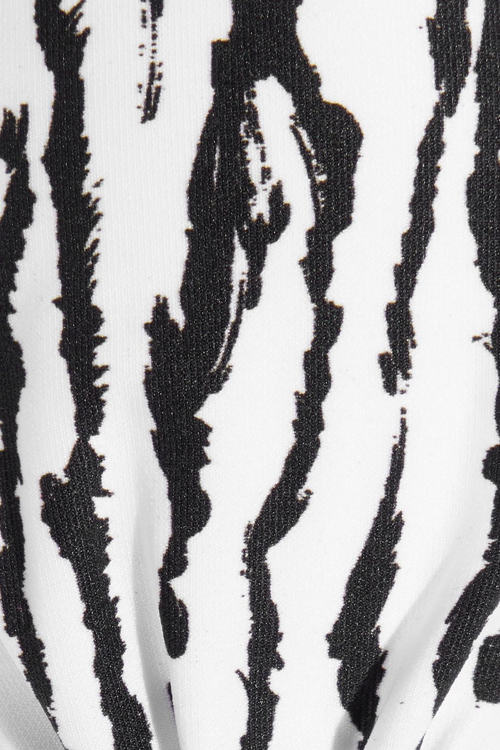MELISSA ODABASH Lyon twist-front printed bandeau bikini top
