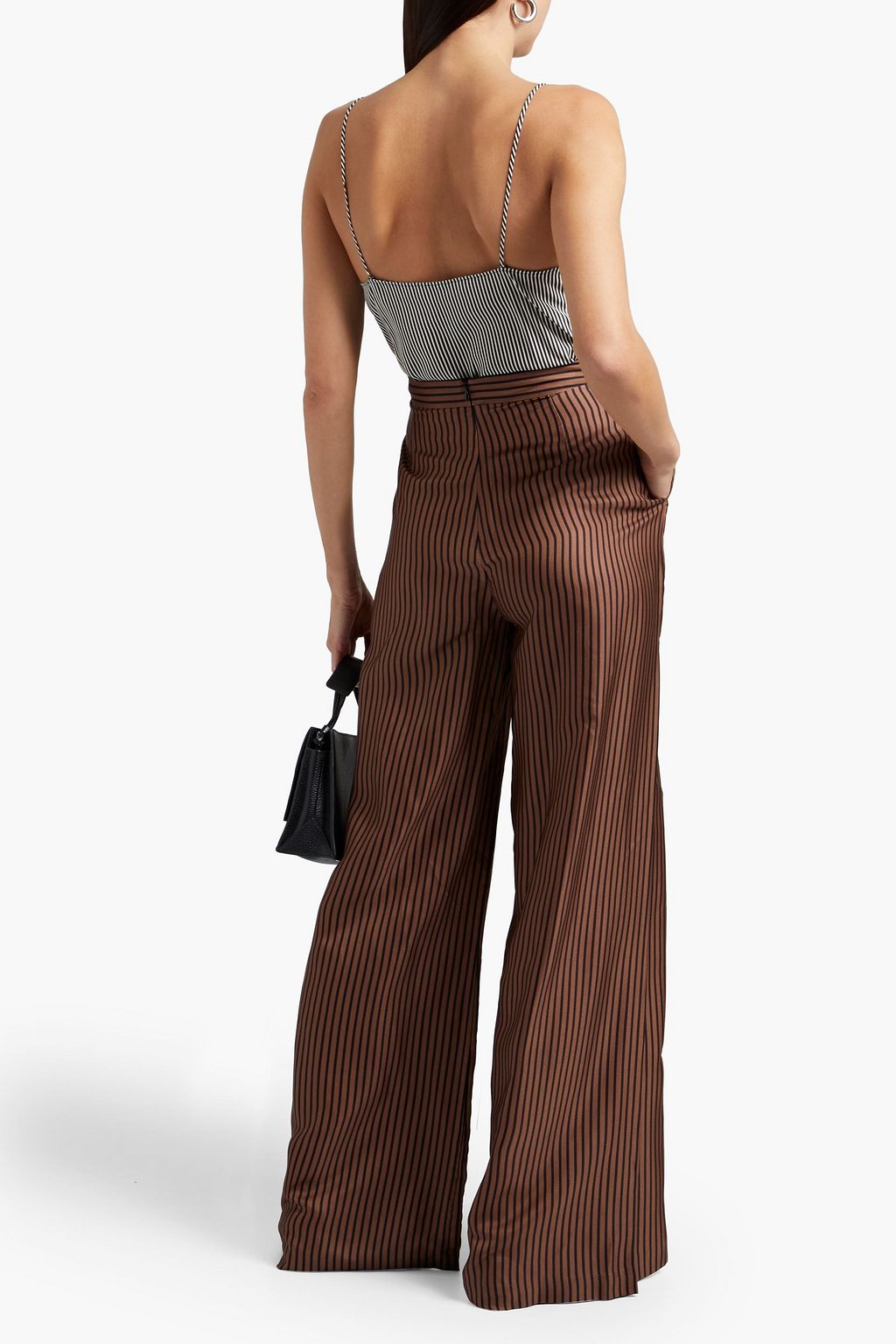 RAG & BONE Astrid striped silk camisole