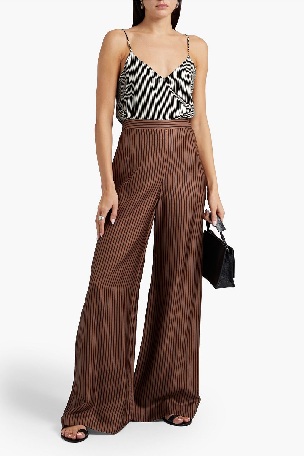 RAG & BONE Astrid striped silk camisole