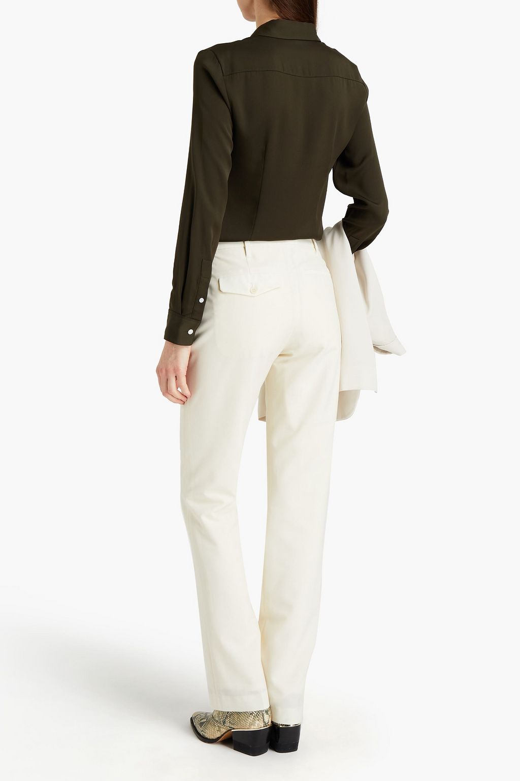 ZADIG&VOLTAIRE Cutout woven straight-leg pants