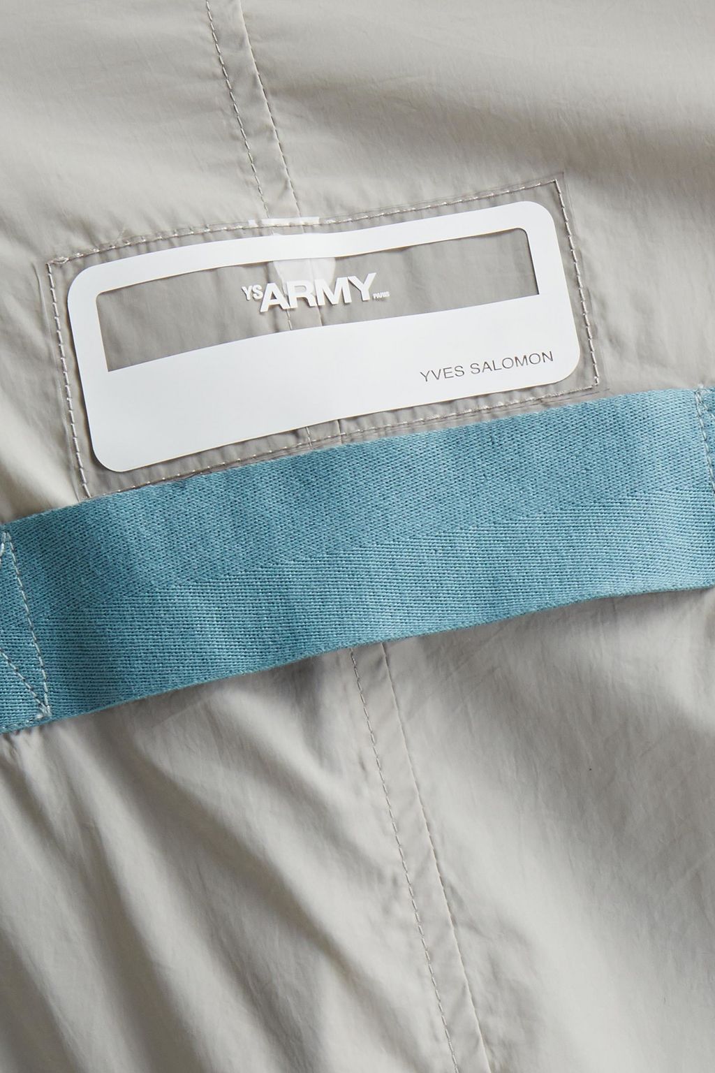 ARMY BY YVES SALOMON Appliquéd shell hooded parka