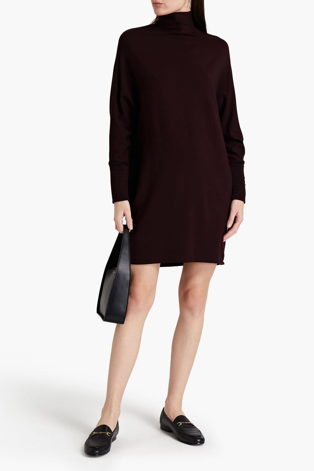 MAJESTIC FILATURES Oversized fleece mini dress