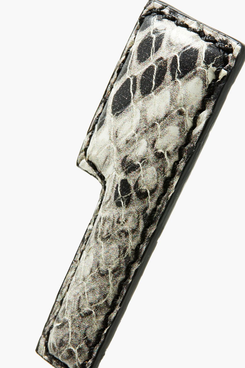 ACNE STUDIOS Snake-effect leather earring