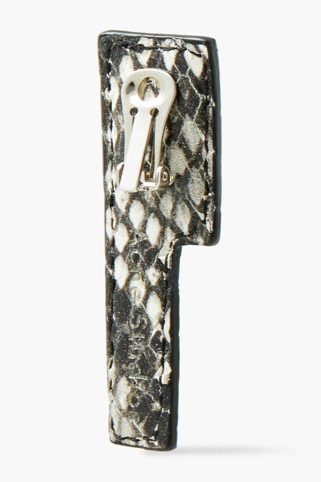 ACNE STUDIOS Snake-effect leather earring