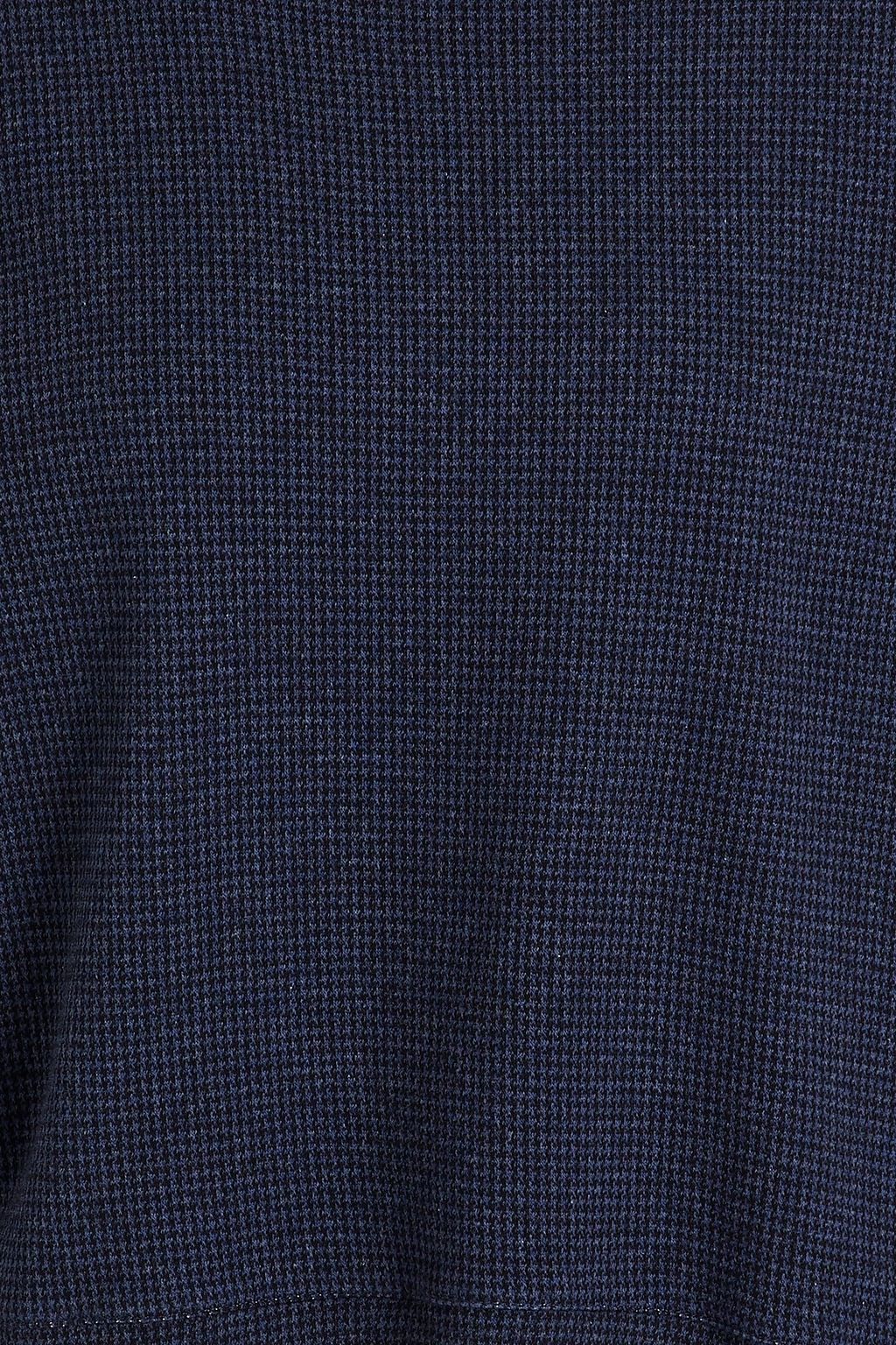 MAJESTIC FILATURES Houndstooth cotton-jacquard top