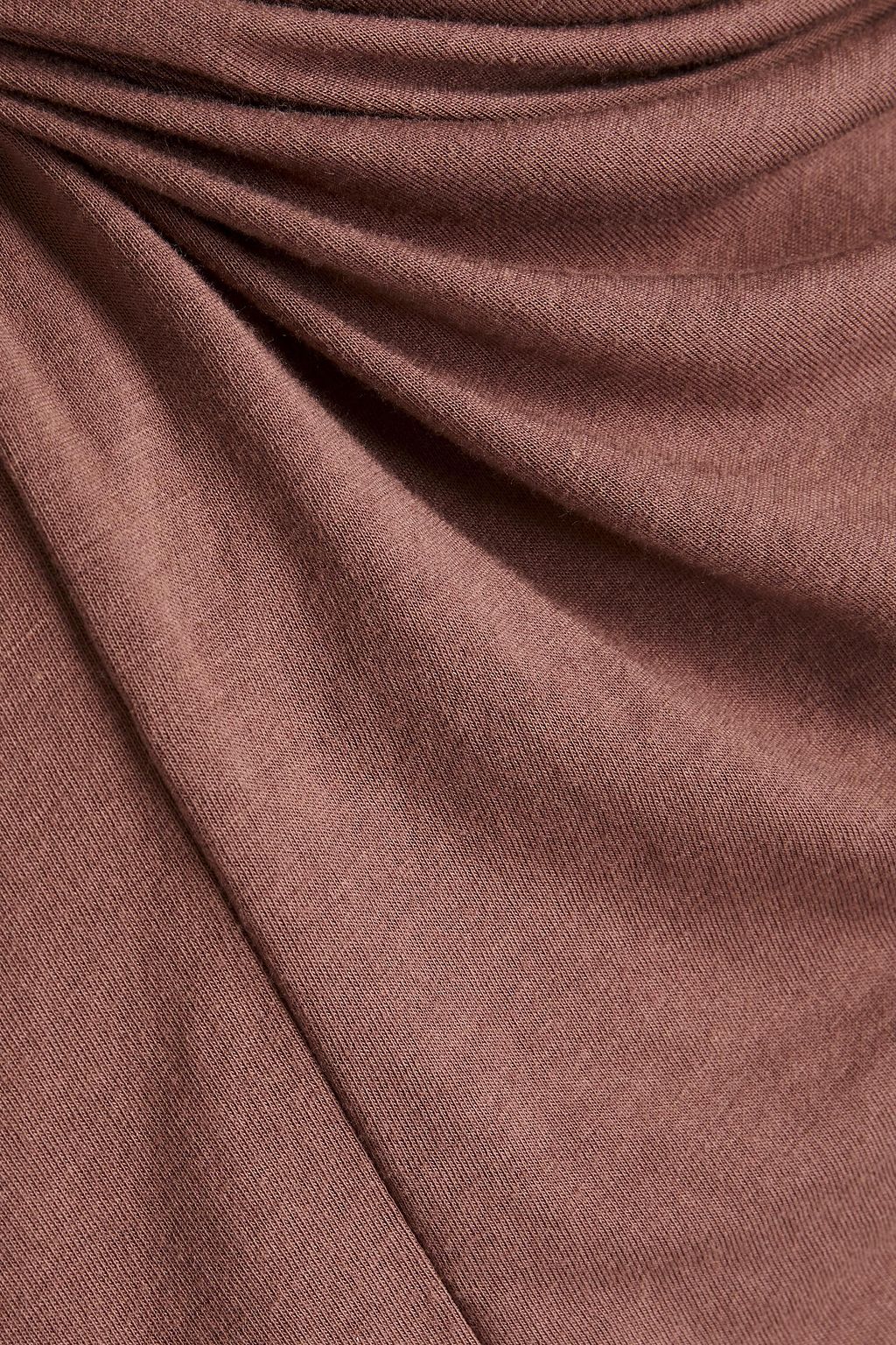 RICK OWENS LILIES Draped jersey top