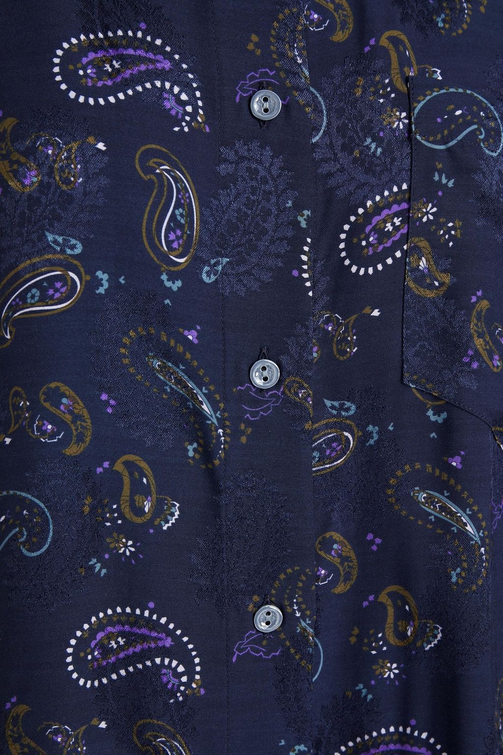 ACNE STUDIOS Paisley-print satin-jacquard shirt