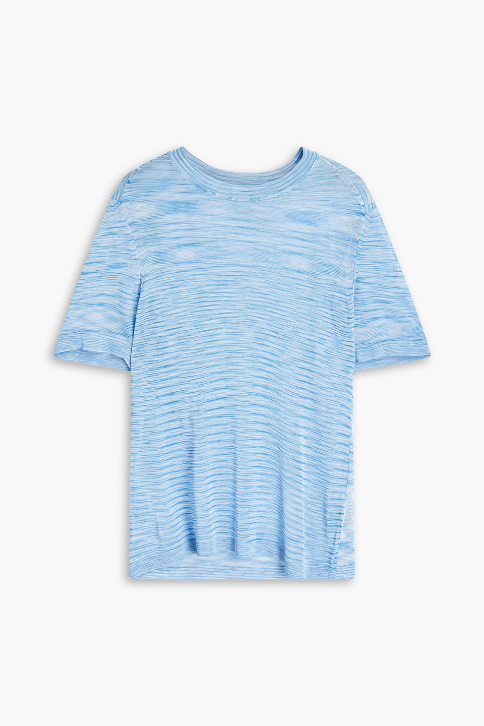 Isabel Marant Étoile Marled Knitted Top In Light Blue