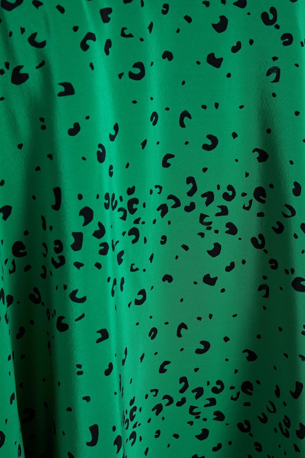KENZO Leopard-print silk crepe de chine midi skirt