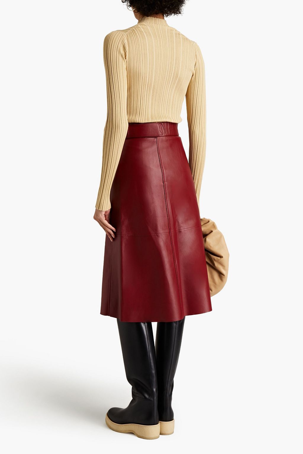 ACNE STUDIOS Ribbed cotton-blend turtleneck sweater