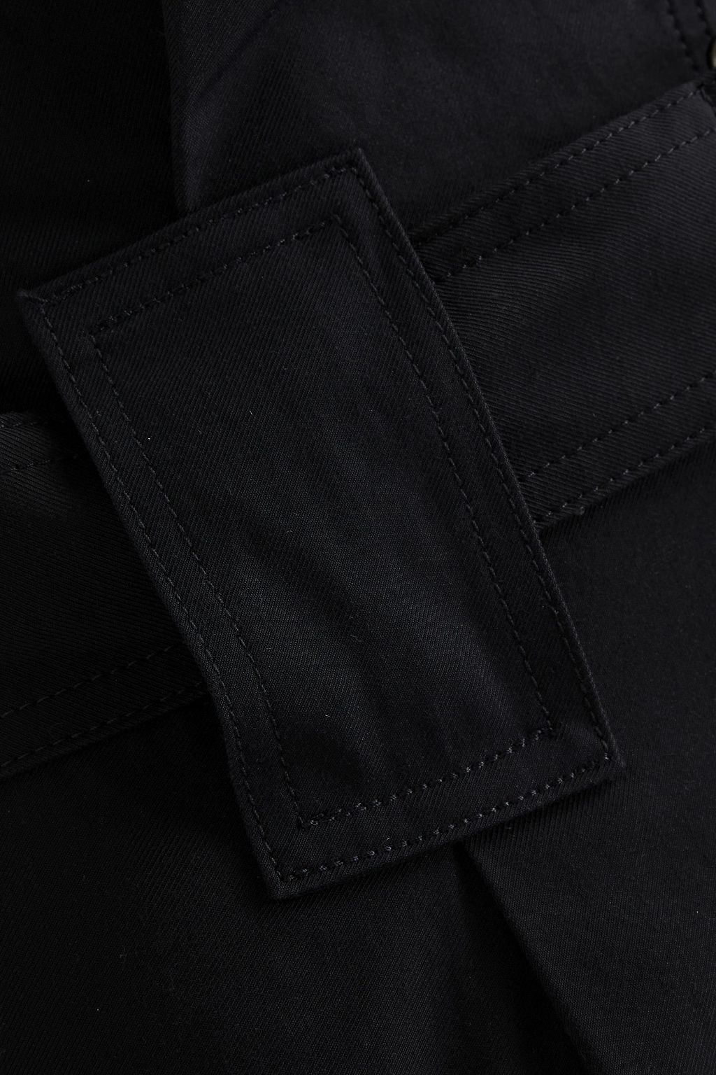 KENZO Belted pleated twill tapered pants