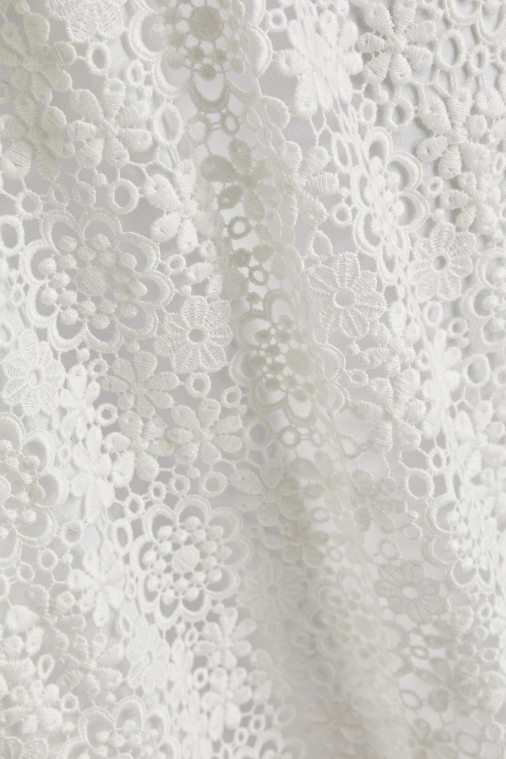 REDVALENTINO Guipure lace midi skirt