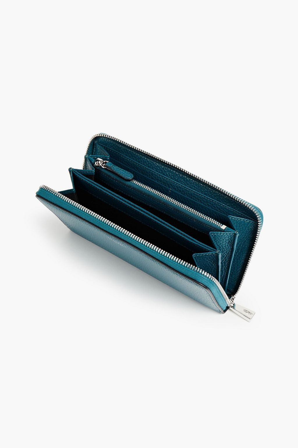 SERAPIAN Cachemerie pebbled-leather wallet