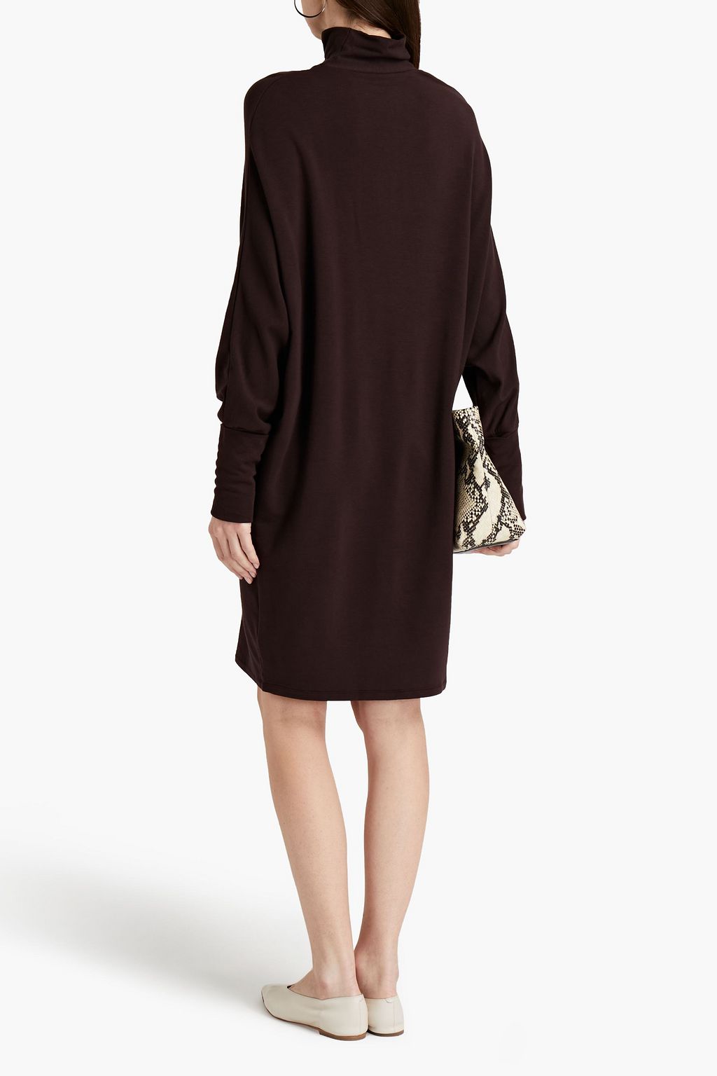 MAJESTIC FILATURES Oversized fleece mini dress