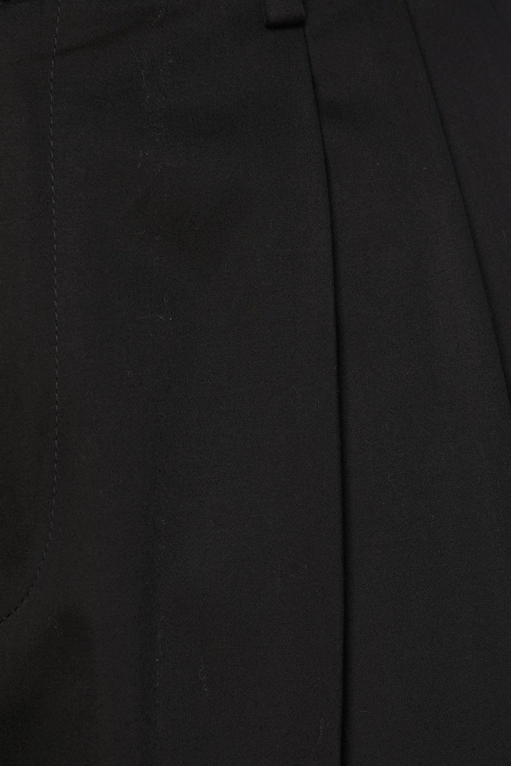 WOOLRICH Cropped pleated stretch-cotton tapered pants