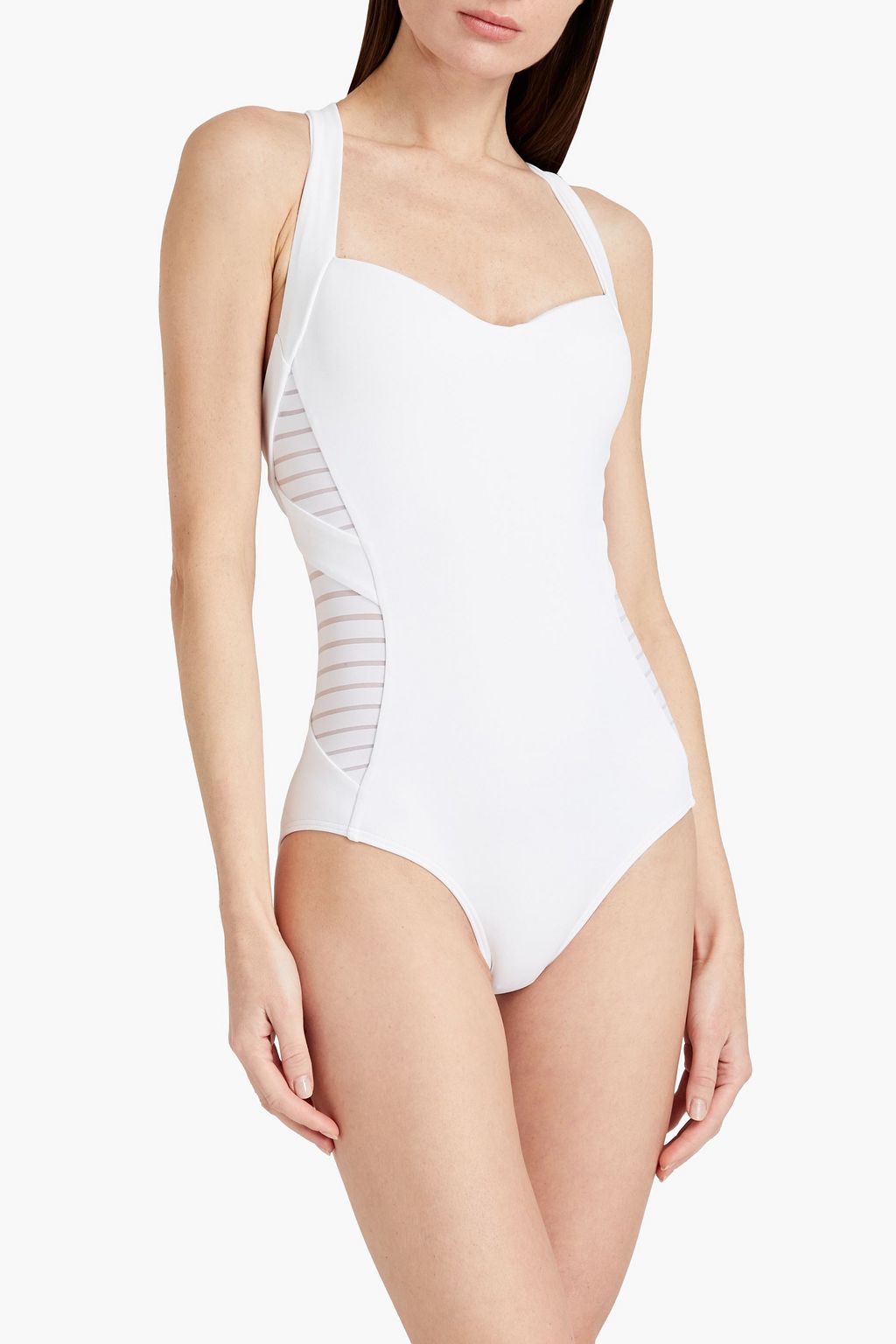 JETS AUSTRALIA BY JESSIKA ALLEN Mesh-trimmed swimsuit
