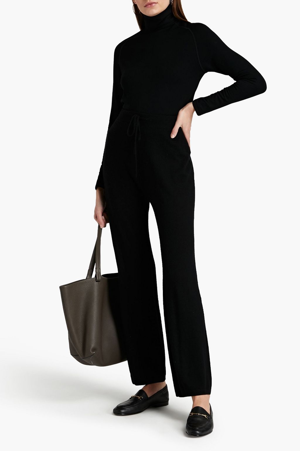 MAJESTIC FILATURES Fleece turtleneck top